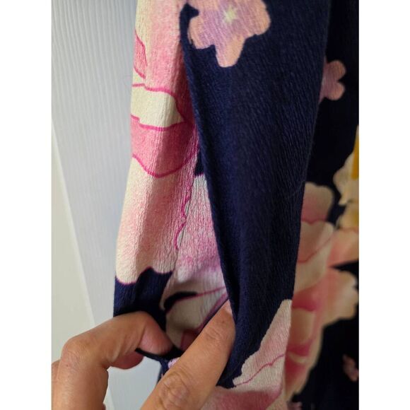 Stanley Koshak + Hanae Mori Vintage Dress Maxi M - Picture 5 of 12